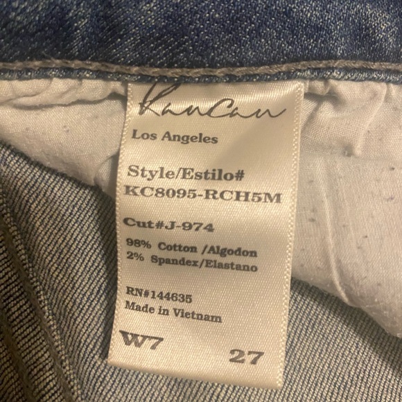 Mid- high raise destress pants - Picture 3 of 7